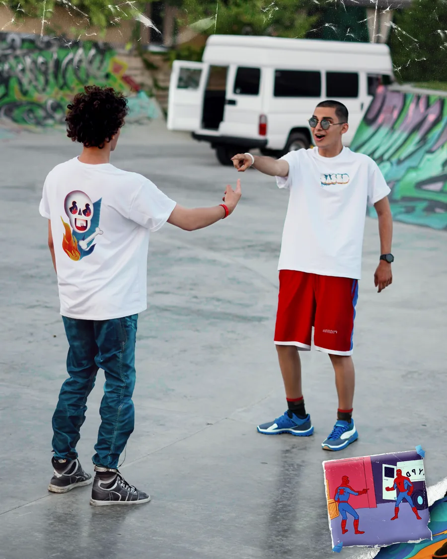 SasedWear T-shirt — Ağ